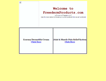 Tablet Screenshot of freedermproducts.com